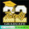 Twenty 22 Gradute SVG, Graduation SVG, Class Of 2022 SVG