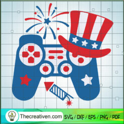 Video Game 4th Of July SVG, Fireworks SVG, American Independence SVG