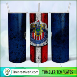 C.D Guadalajara Grunge Full Tu Tumbler Wrap Download