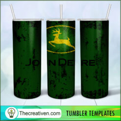 John Deere Vintage Grunge Full Tumbler Wrap Download