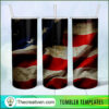 Vintage USA Flag Full Tumbler Wrap Tumbler Wrap – Digi Design 101852 5 USA Retro Flag copy