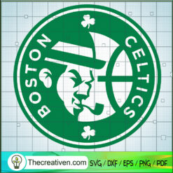 Celtics Lucky The Leprechaun SVG, Basketball SVG, Sports SVG