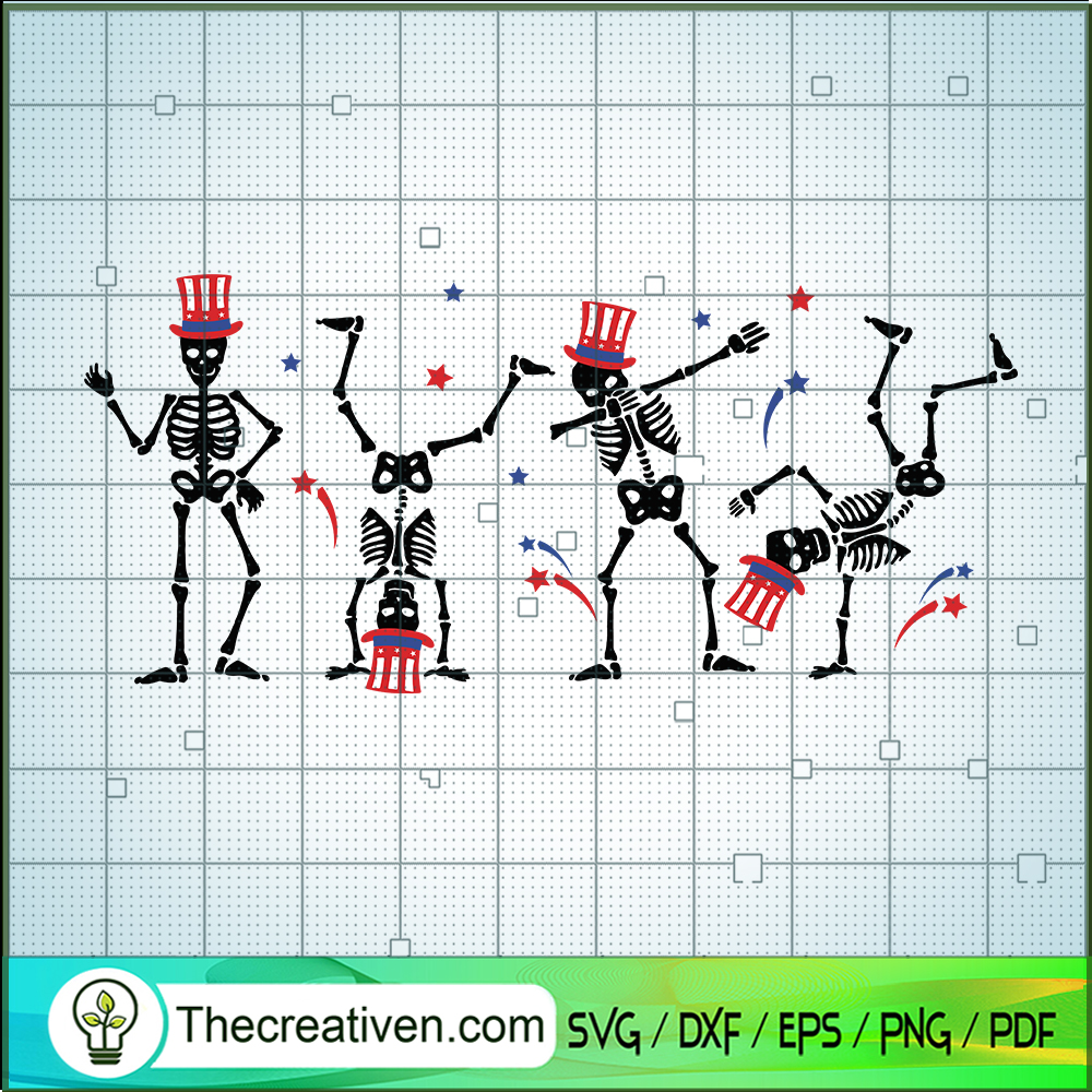 Dancing Skeleton 4th Of July SVG, Skeleton SVG, 4th Of July SVG 1 Dancing Skeleton 4th Of July SVG, Skeleton SVG, 4th Of July SVG
