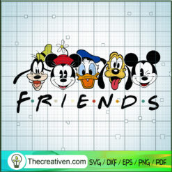 Disney Friends SVG, Disney Figure SVG, Walt Disney SVG