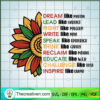 Deam Like Martin SVG, Sun Flower SVG, Martin SVG 2 Dream Like Martin copy
