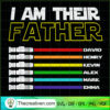 Iam Thier Father SVG Cut File for Cricut & Silhouette Design 102397 3 I am Their Father copy