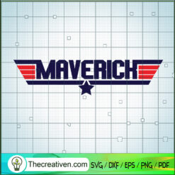 Maverick Top Gun SVG, Maverick Logo SVG, Movies SVG