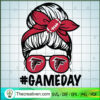 Messy Bun Atlanta Falcons SVG, Messy Bunny SVG, Game Day SVG