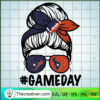 Messy Bun Houston Texans SVG, Game Day SVG, Messy Bun SVG