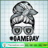 Messy Bun Las Vegas Raiders copy