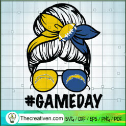 Messy Bun Los Angeles Changes SVG, Sport Nfl SVG, Sport Nfl SVG