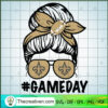 Messy BUn New Orleans Saints SVG, Game Day SVG, Orleans Saints SVG 2 Messy Bun New Orleans Saints copy