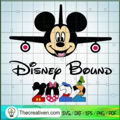 Mickey Disney Bound 2022, Mickey Disney SVG, Walt Disney SVG