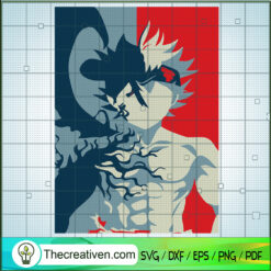 Liebe and Asta SVG, Black Clover SVG, Liebe Demon SVG