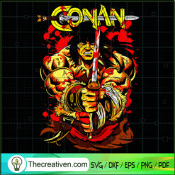 Warrior Barbarian SVG, Conan SVG, Barbarian SVG