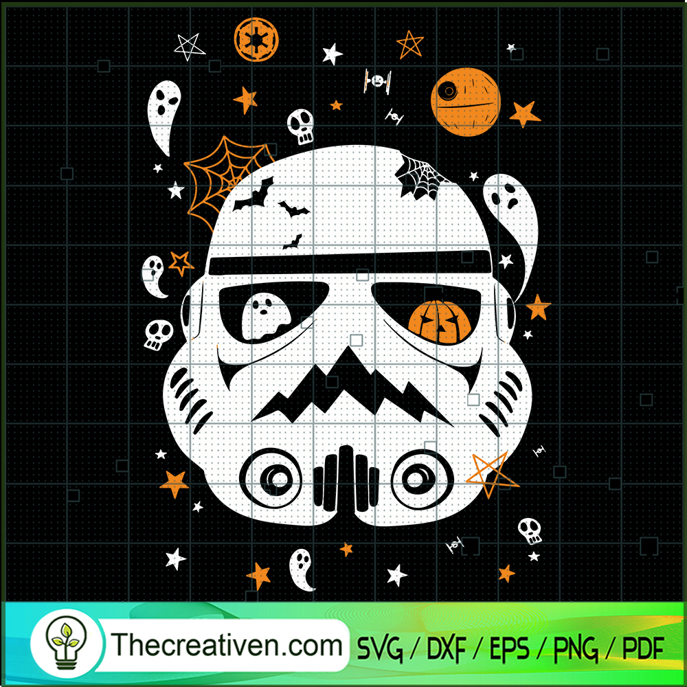 Stormtrooper Head Halloween SVG, Halloween SVG, Star Wars SVG 1 Stormtrooper Head Halloween SVG, Halloween SVG, Star Wars SVG