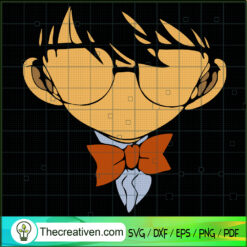 Edogawa Conan SVG, Detective Conan SVG, Comic Japan SVG