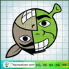 Donkey And Ogre SVG, Shrek SVG, Funny Circle Face SVG