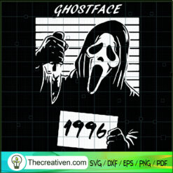Ghost Face 1996 SVG, Horror Face SVG, Scream Ghost SVG