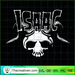 Isaac SVG, Isaac SKull SVG, Cursed Skull SVG