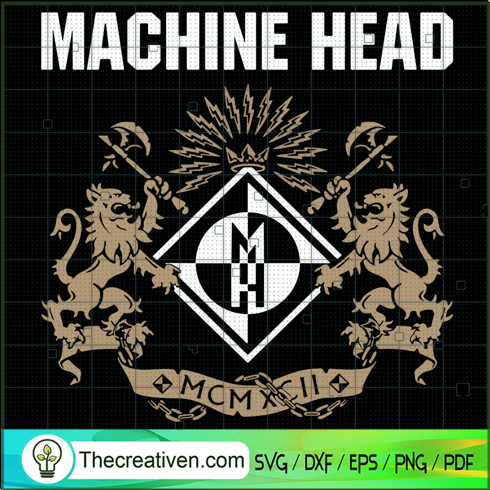 Machine Head SVG, Machine Head Logo SVG, MCM XCII SVG 1 Machine Head SVG, Machine Head Logo SVG, MCM XCII SVG
