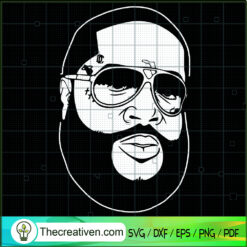 Rick Ross SVG, US Rapper SVG, Singer SVG