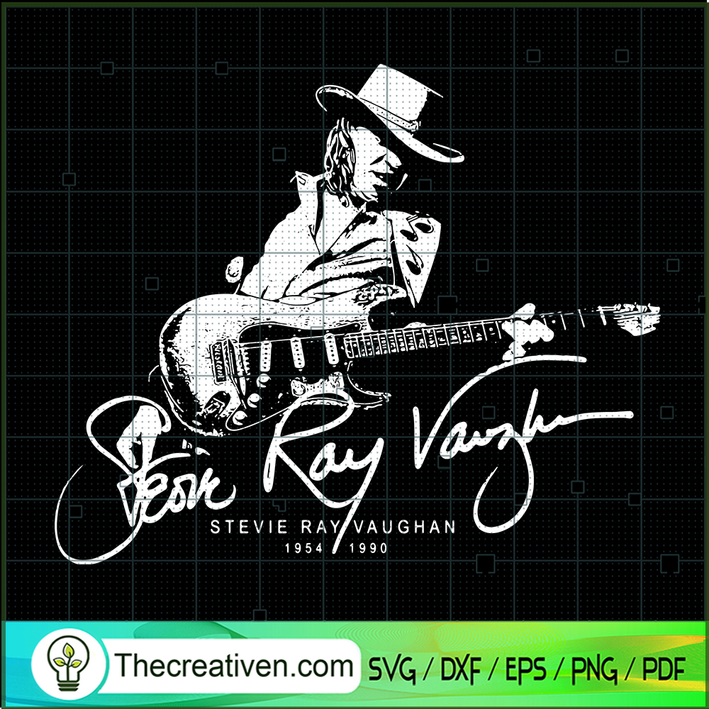 Stevie Ray Vaughan SVG, Singer SVG, American Musician SVG 1 Stevie Ray Vaughan SVG, Singer SVG, American Musician SVG