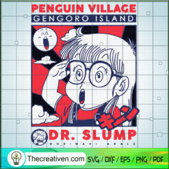 Penguin Village Gengoro Island SVG Cut File for Cricut & Silhouette