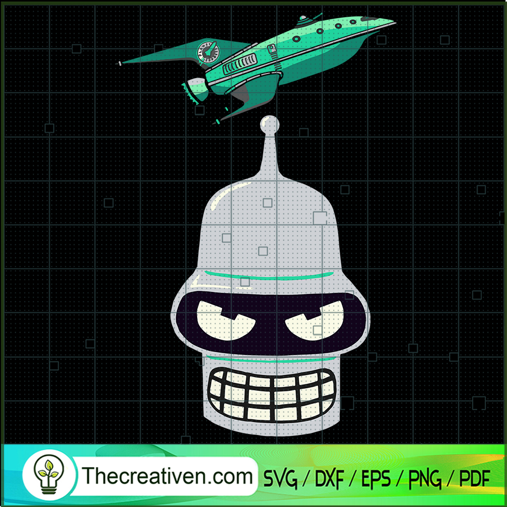 Evil Bender SVG, Bender SVG, Bender Planet SVG 1 Evil Bender SVG, Bender SVG, Bender Planet SVG