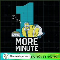 Sleep One More Minute SVG, Cute Minions SVG, Minion SVG