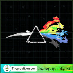 Pink Floyd Music SVG, Pink Floyd SVG, Colorful SVG