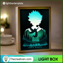 Shoyo Hinata Light Box, Hakiyuu Paper Cut, 3D Cut Light Box