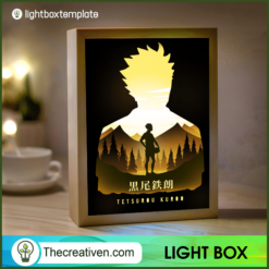 Tetsurou Kuroo Light Box, Hakiyuu Paper Cut, 3D Cut Light Box