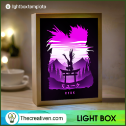 Ryuk Light Box, Death Note Paper Cut, 3D Cut Light Box