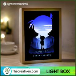 Conan Edogawa Light Box, Conan Paper Cut, 3D Cut Light Box