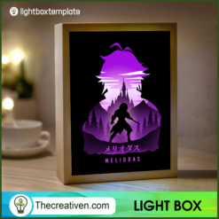 Meliodas Light Box, Nanatsu No Taizai Paper Cut, 3D Cut Light Box