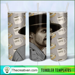 Jim Hopper Full Tumbler Wrap Tumbler Wrap – Digital Download