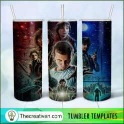 Stranger Things Friendship Ful Tumbler Wrap Download