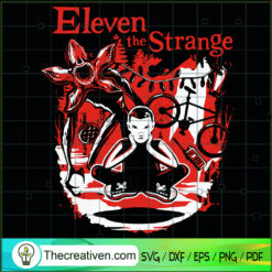 Eleven The Strange SVG, Eleven SVG, Stranger Things SVG