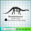 Brontosaurus SVG Cut File for Cricut & Silhouette