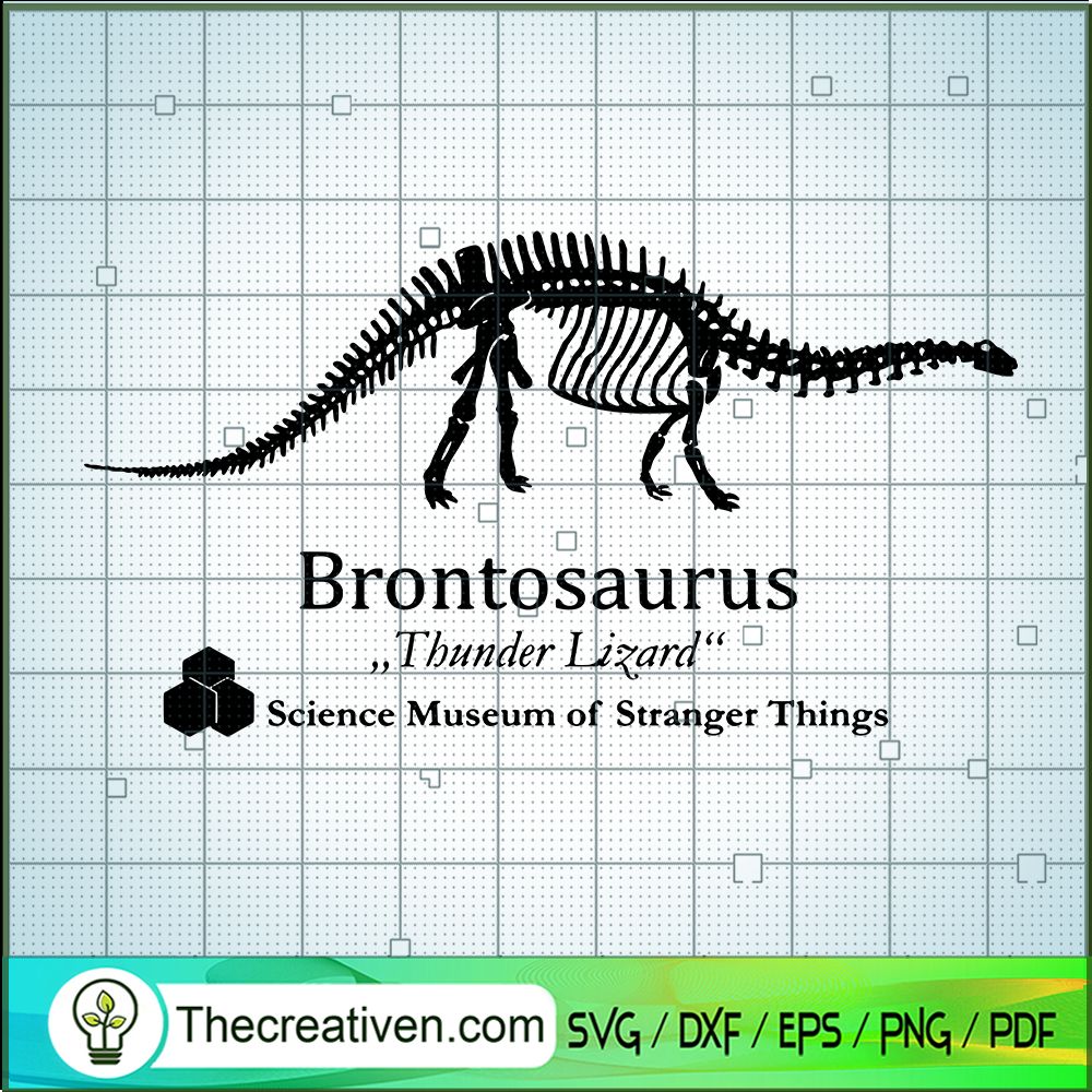 Brontosaurus SVG Cut File for Cricut & Silhouette 1 Brontosaurus SVG Cut File for Cricut & Silhouette