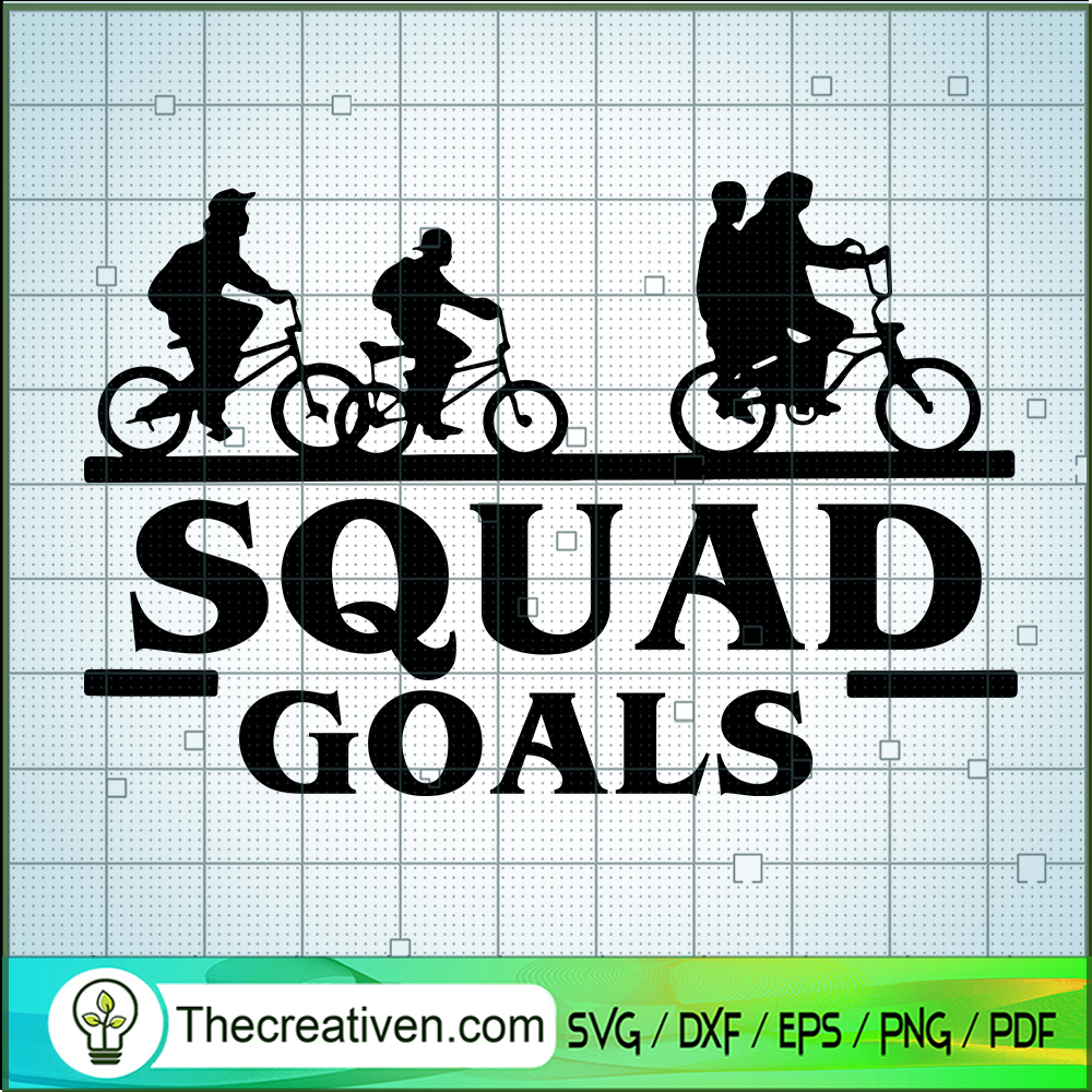 Squadgoals SVG, Stranger Things Friendship SVG, Small Town SVG 1 Squadgoals SVG, Stranger Things Friendship SVG, Small Town SVG