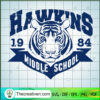 Hawkins Middle School Logo SVG Cut File for Cricut & Silhouette 2 stranger things hawkins 1984 copy