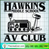 stranger things hawkins middle school av club