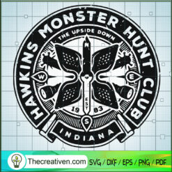 Hawkins Middle School AV Club SVG Cut File for Cricut & Silhouette