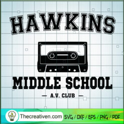 Hawkins Middle School SVG, A.V Club SVG, Hawkins High School SVG