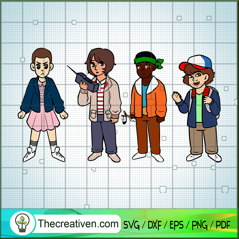 Friends Of Stranger Things SVG Cut File for Cricut & Silhouette 1 Friends Of Stranger Things SVG Cut File for Cricut & Silhouette