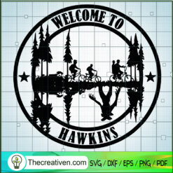 Welcome To Hawkins SVG, Monster SVG, Characters SVG