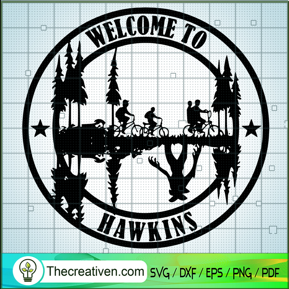 Welcome To Hawkins SVG, Monster SVG, Characters SVG 1 Welcome To Hawkins SVG, Monster SVG, Characters SVG