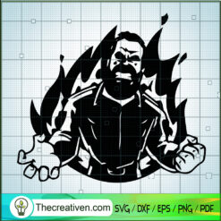 Angry Jim Hopper SVG, Stranger Things Characters SVG, Hot Movie SVG